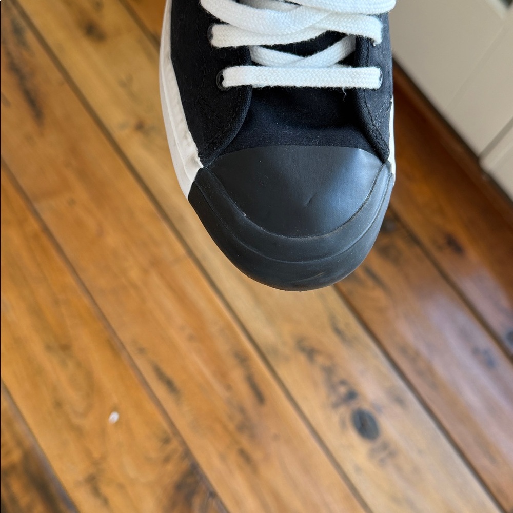 The Office of Angela Scott El Capitan Platform Colorblock Sneaker Black 8 EUC - Picture 14 of 14